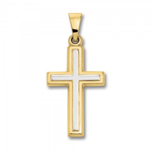 Ciondolo croce oro giallo