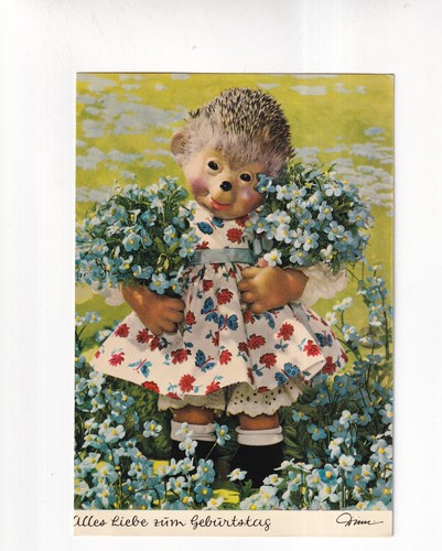 7164 cartolina mecki diehl - mecki,