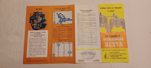 Ancien prospectus tracteur - prospectus,