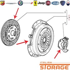 FIAT TIPO TEMPRA UNO DELTA I PRISMA KIT FRIZIONE COMPLETO ORIGINALE 71714649
