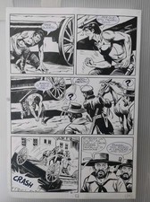 TAVOLA ORIGINALE ZAGOR "IL TIRANNO DEL LAGO" F. DONATELLI