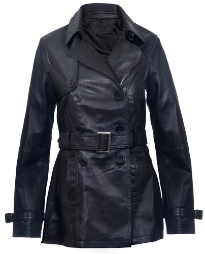 Donna pelle cappotto - donna,