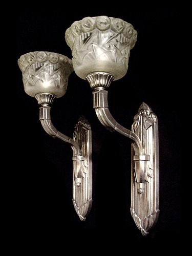 Paire appliques art déco - d’appliques,