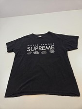 Supreme Shirt Uomo Grande Nera