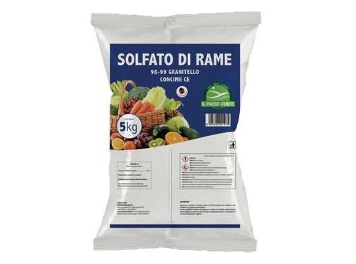 Solfato rame 5 per - rame, kg.5