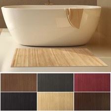 Tappeto bagno in bambù LINES