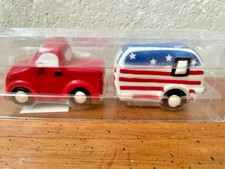 Patriotic Truck and Camper