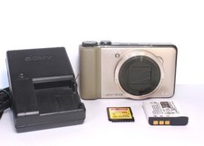Sony Cyber Shot HX9V + accessori 16Mp 16x GPS HD fotocamera digitale Funzionante