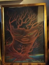 Quadro di Novella Parigini, Volto