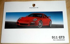 Porsche 911 GT3 (997),libretto