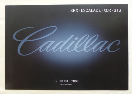 Cadillac srx escalade xlr sts - cadillac,
