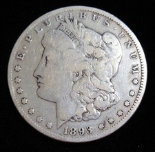 1893-CC Dollaro Morgan. Data