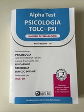 Alpha Test Psicologia Tolc-PSI Kit Preparazione (4 Volumi)