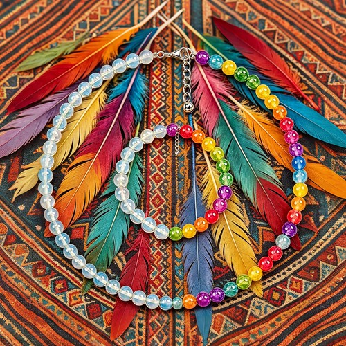 Cambio colore perle collana