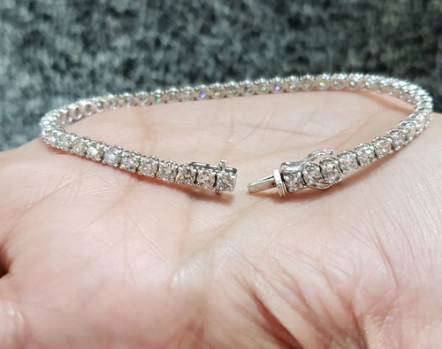 Bracciale tennis moissanite - tennis,
