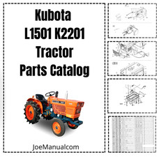 Manuale ricambi trattore Kubota L1501 L2201