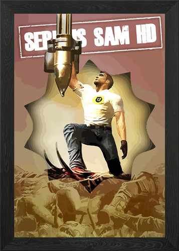 Poster serious sam con - serious,