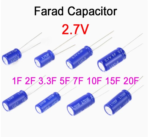 Supercondensatore 1f 2f - supercondensatore, 2,7v
