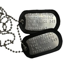 DogTag Piastrine Militari Inox