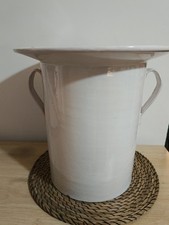 Antico Vaso Da Notte Grande (Pitale) Inizi Del 900 Terracotta Smaltata Pugliese 