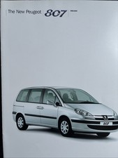Peugeot 807 Preview Range