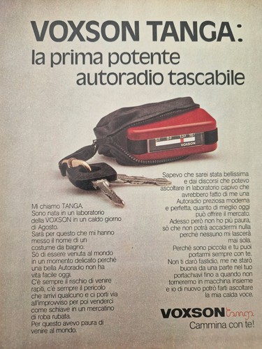 Autoradio voxson tanga auto - tanga,