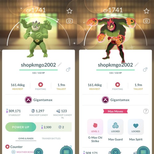 Shiny gigantamax machamp - shiny,