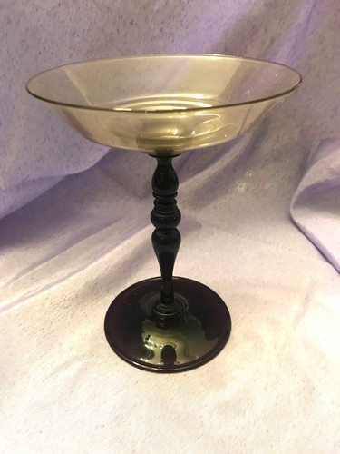 Vaso coppa vetro con base - vetro,