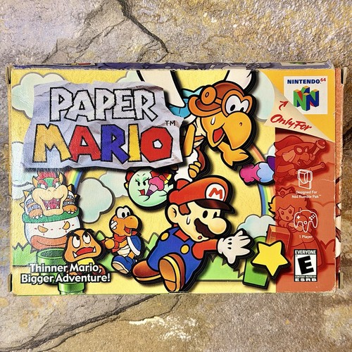 Paper mario cib nintendo 64 - cib,