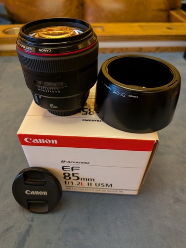 Canon 85mm ii usm - 85mm, f/1.2l