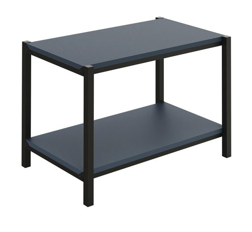 Tavolo rettangolare blu - 24",