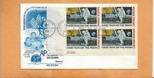 Apollo 11 Primo Uomo Su Luna Fdi Sep 9,1969 Luglio 20,1969 Blocco Space Cover