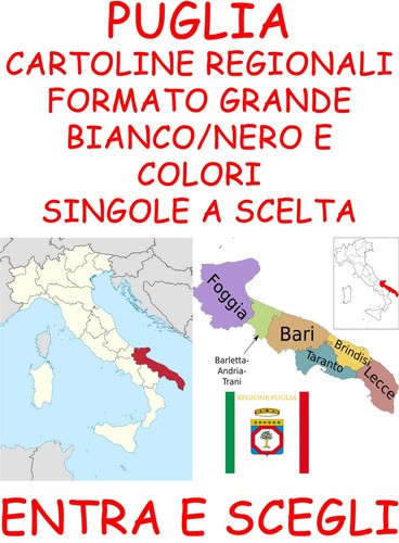 Cartoline regionali puglia - 1g),