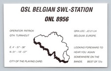Radioamatore QSL ONL8956
