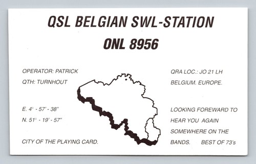 Radioamatore qsl onl8956 - qsl,