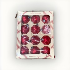 Scatola vintage di 12 palline