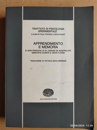 Trattato psicologia - trattato, di