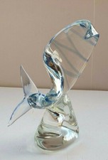 LICIO ZANETTI - grande scultura firmata - in vetro di murano pesce stilizzato