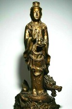Statua orientale bronzo dal - orientale,
