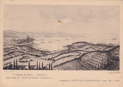 Cartolina trieste - cartolina,