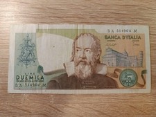 2000 Lire Galileo Galilei Banca d'Italia Spl N.112