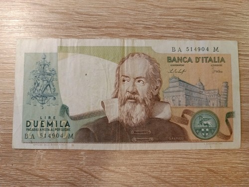 2000 lire galileo - lire,
