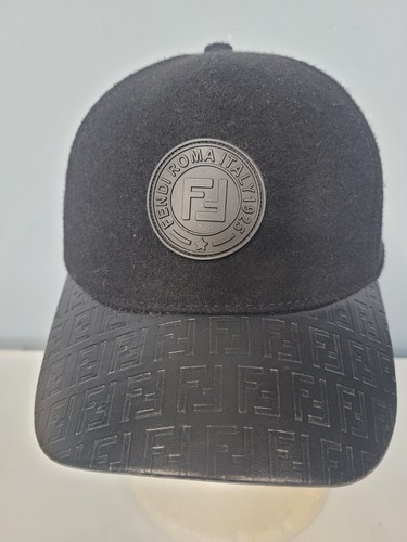Fendi black baseball cap - cap, hat