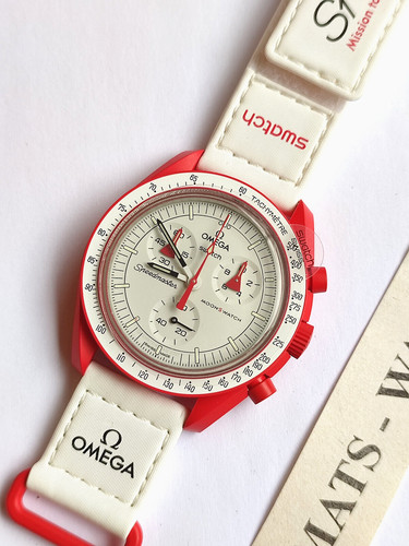 Swatch omega so33r100 - swatch+omega, x