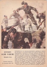 * FASCISMO - Aldo Fiorini Medaglia d'Oro, Albania 1940 Timbro Contraerea Emilia