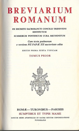1962 brevarium romanum - brevarium,