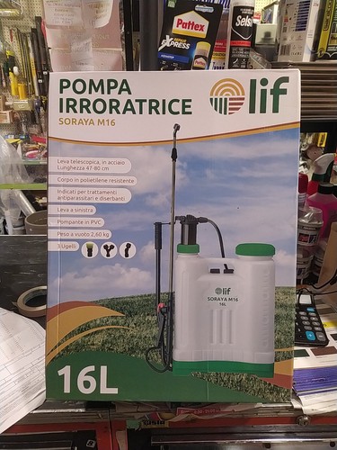 Pompa spalla manuale lt - manuale, 16