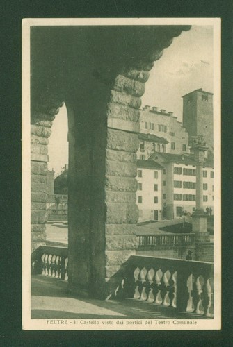 Feltre castello visto - (bl),