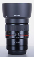 Obiettivo Samyang MF 85mm