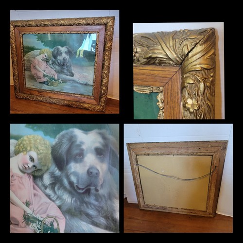 Grande cornice antica vintage